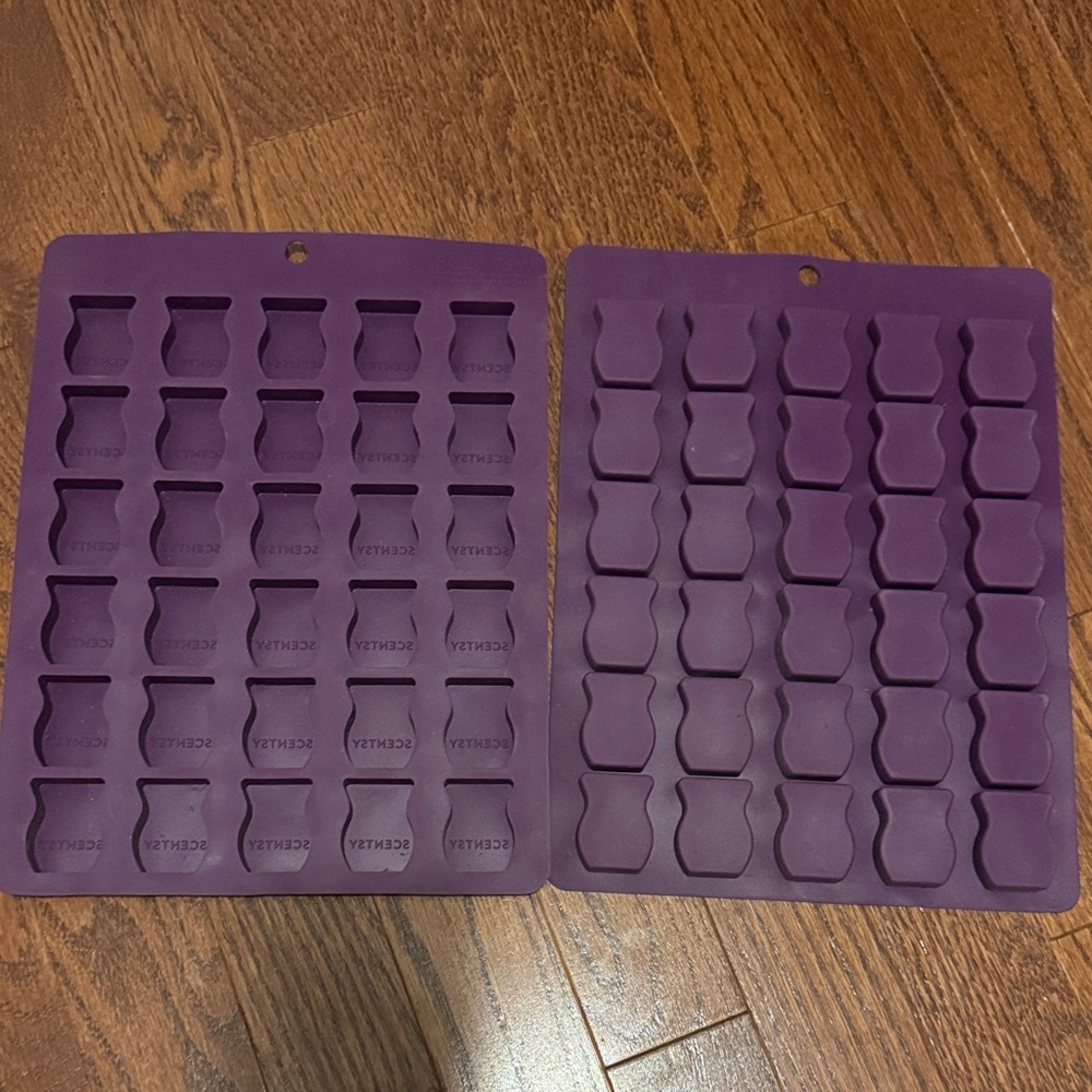 Scentsy Purple Silicone Mold Set